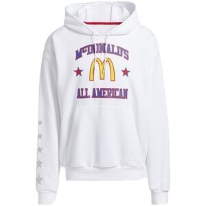 Adidas Originals Men's Hoodie McDonald's All American Game White Size Medium